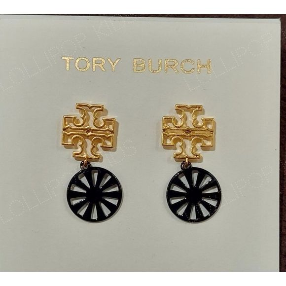 Tory Burch Jewelry - Tory Burch Britten Cut Out Drop Earrings